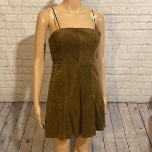 Adorable Urban Outfitters Bubble Corduroy Mini Dress SZ SM